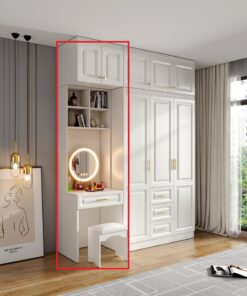 Modul Bello 2 - Make up+taburet+raft+suprapozabil - MDF