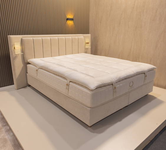 Natural Jumbo - Saltea de Lux cu Topper, Pocket Spring, 37 cm