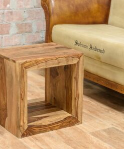 Cub - lemn masiv sheesham