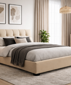 Pat tapitat Monaco 160x200 – Eleganță premium și confort modern