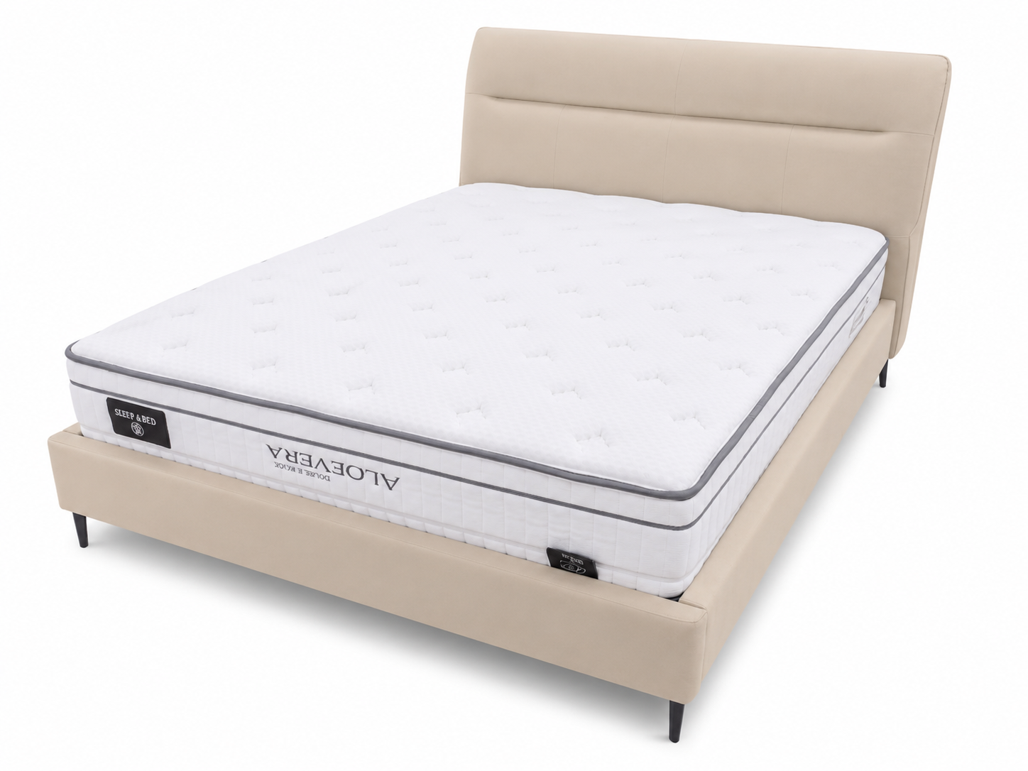 Pat tapitat Linea Premium – Eleganță modernă, construcție solidă și finisaje premium - imagine 5