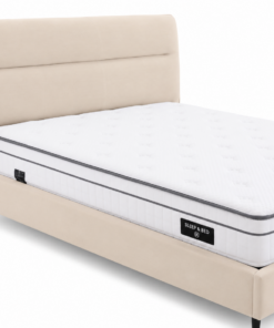 Pat tapitat Linea Premium – Eleganță modernă, construcție solidă și finisaje premium