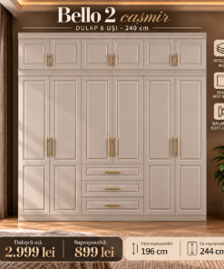 Gama Bello 2 casmir- integral MDF - Clasic, elegant, cu preț imbatabil