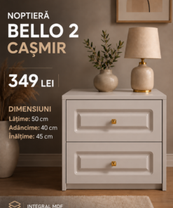 Noptiera Bello 2 casmir- integral MDF