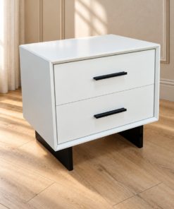 Noptiera Eva alba - integral MDF - imagine 3